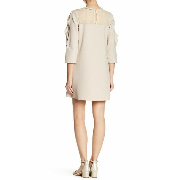 The Vanity Room Womens Split Sleeve Lace Contrast Dress Size M - Picture 7 of 15